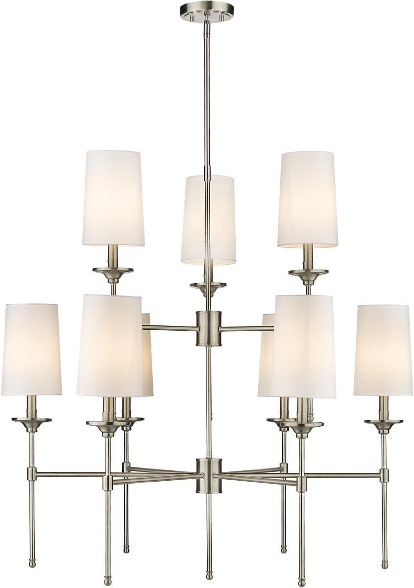 Hayse 9 - Light Dimmable Tiered Chandelier