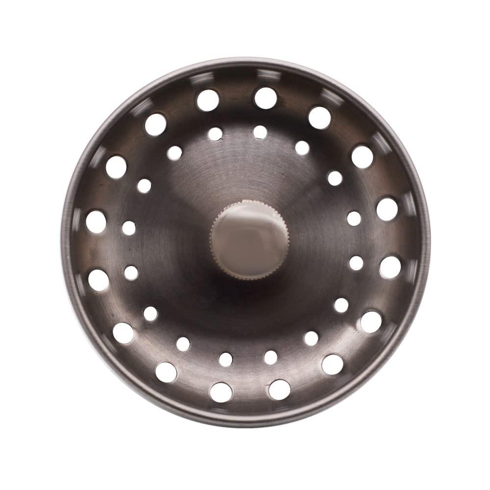 Stainless Steel Post Style Kitchen Sink Basket Drain Strainer