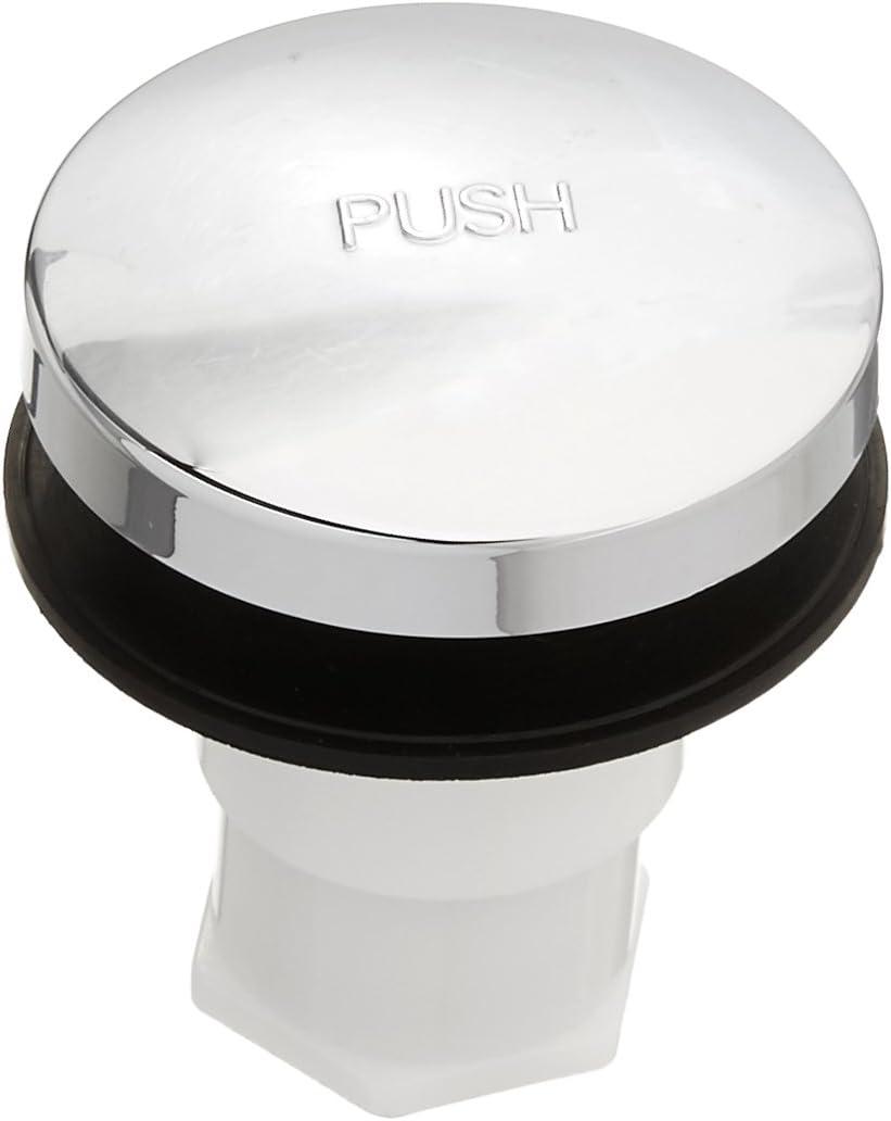 Watco Drain Stopper,2 in Dia,Brass, Plastic 38410-CP