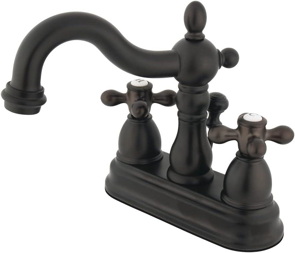 Heritage Oil Rubbed Bronze 4-inch Centerset Lavatory Faucet