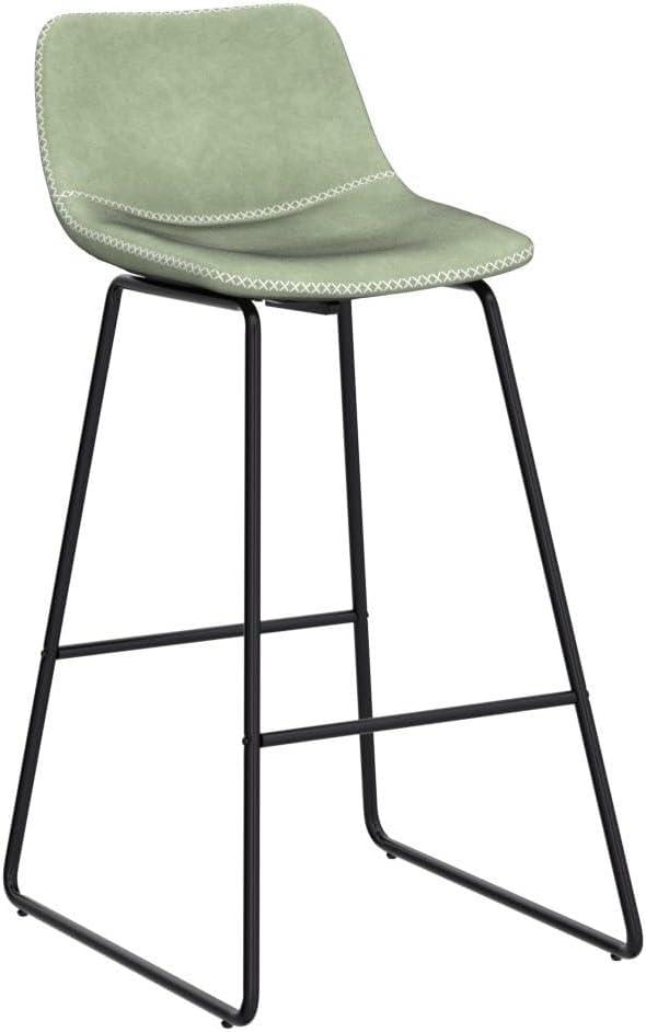 HeuGah Bar Height Bar Stools Set of 2, Barstools with Backs, Modern Bar Stools for Kitchen Island, Bar Stool 30 Inch Seat Height