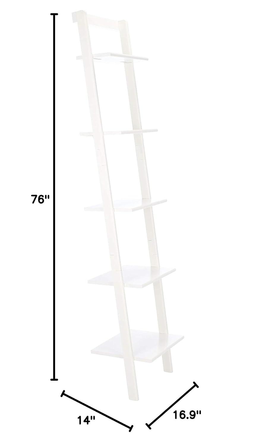 Allaire 5 Tier Leaning Etagere - ETG9400 - White - Safavieh