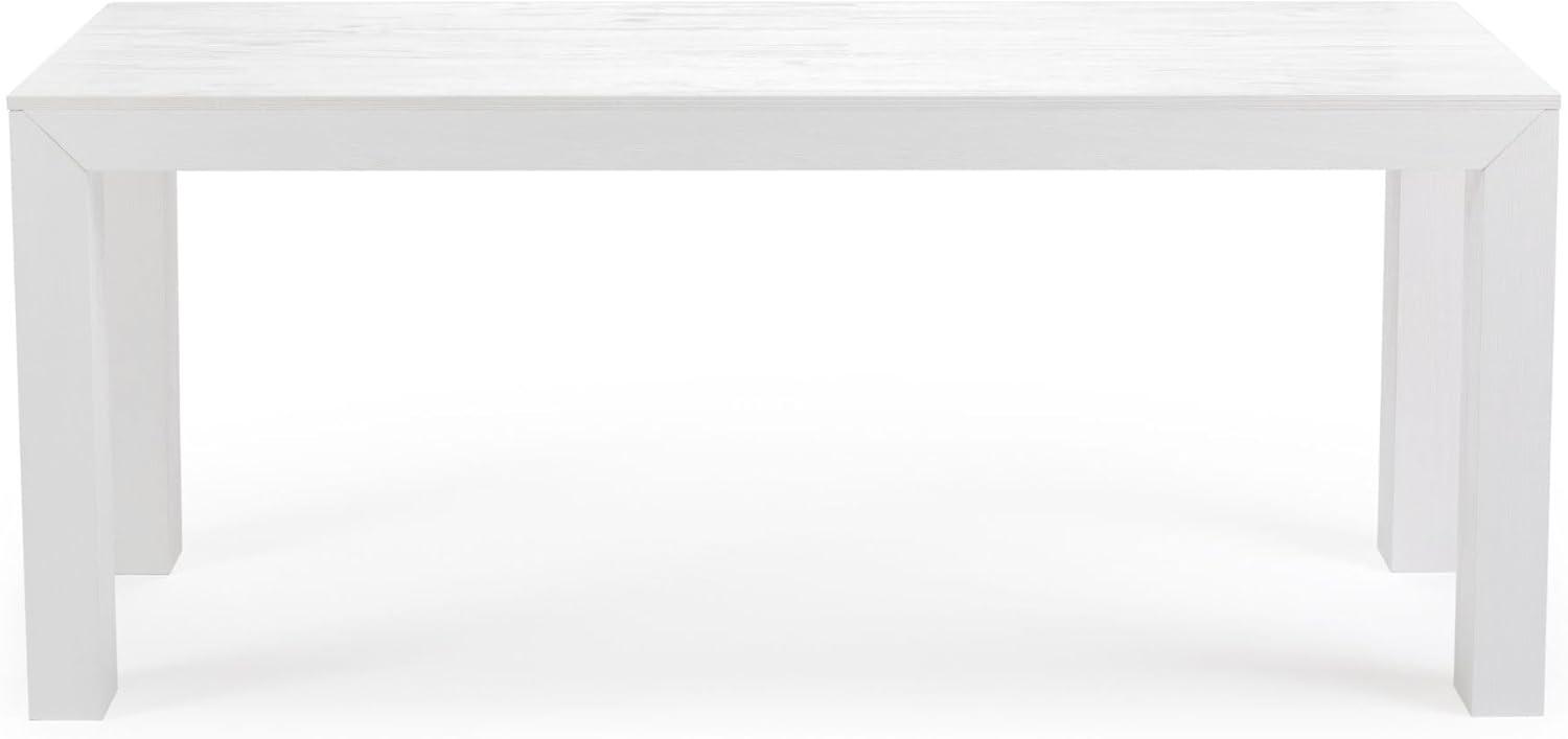 Plank+Beam 72" Modern Dining Table for 6, Solid Wood Rectangular Dining Table for Kitchen/Dining Room