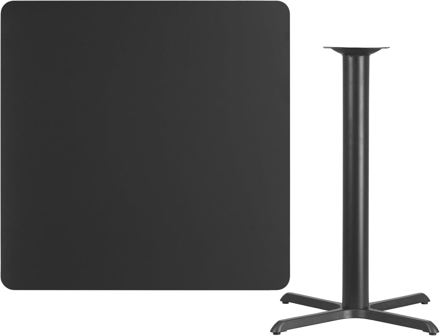 Flash Furniture Laminate Table Top with Table Height Base