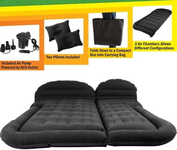 Inflatable Mattress Car Air Mattress for SUV or Tent with Pump, and Pillows