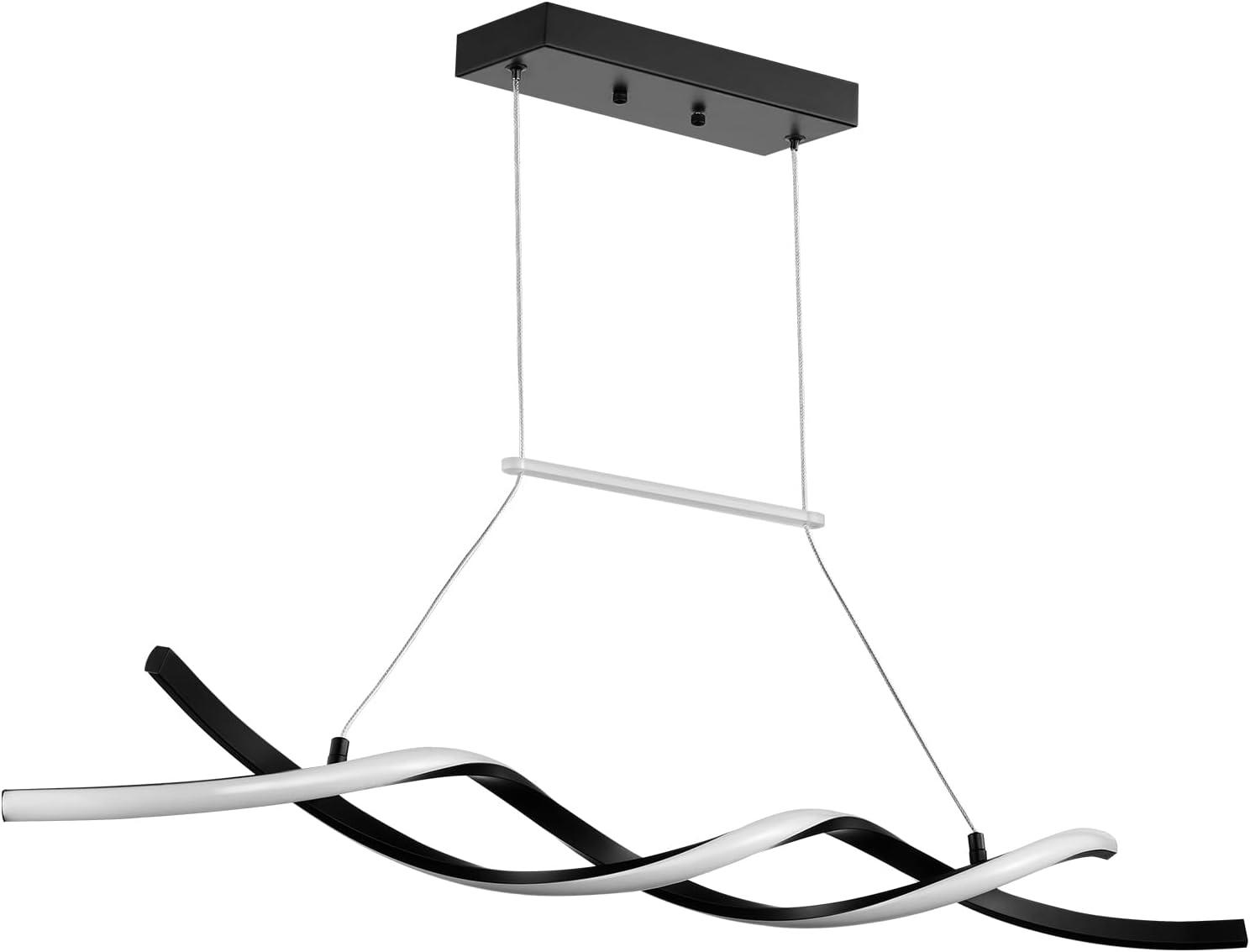 VEVOR 1 - Light Matte Black Chandelier Pendant