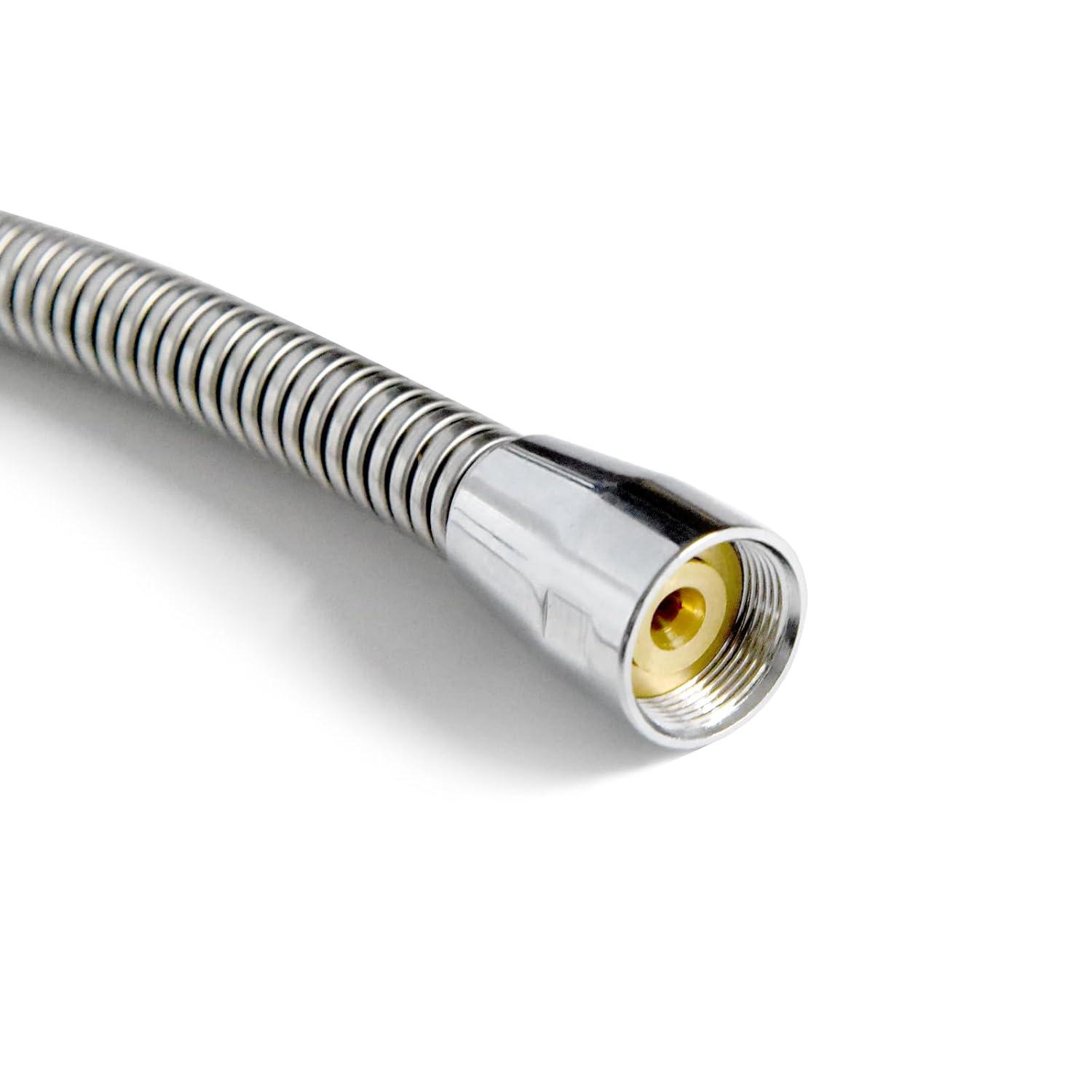 KWODE Pre-rinse Hose 38 Inch Flexible Stainless Replacement Hose for All Brand Commercial Kitchen Sink Faucet with 7/8”-20NPT Female Thread (96CM/38”)