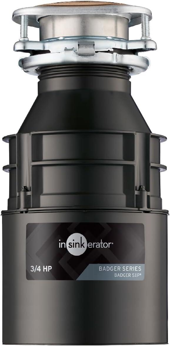 InSinkErator Badger 5XP 3/4 HP Continuous Feed Garbage Disposal