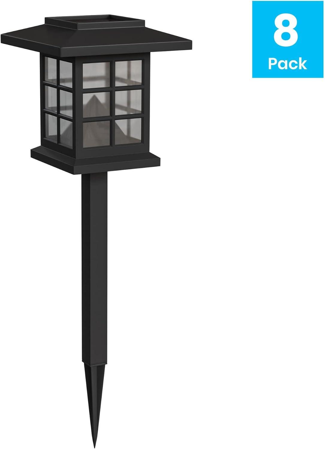 Rutland All - Weather Lantern Design Solar Powered LED Landscape Lights