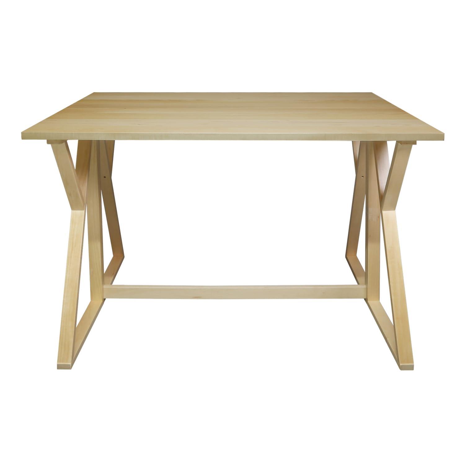 American Trails Aztecs Folding Console to Dining Convertible Table with Solid American Basswood