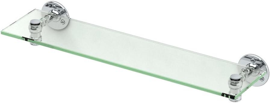 Gatco 4416 Cafe Vanity Glass Shelf, Chrome