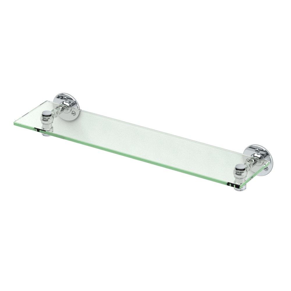 Gatco 4416 Cafe Vanity Glass Shelf, Chrome