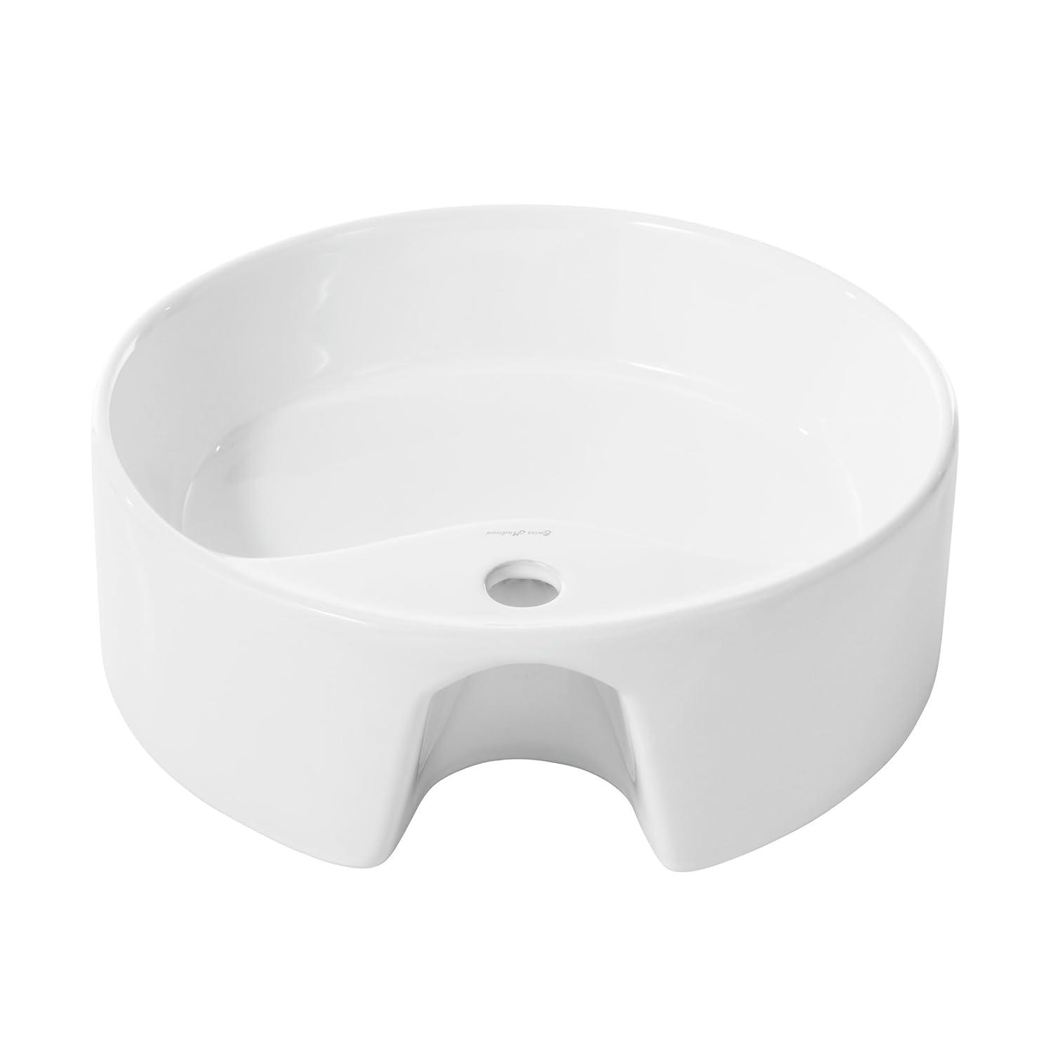 Trocadéro Round Vessel Sink with Faucet Mount