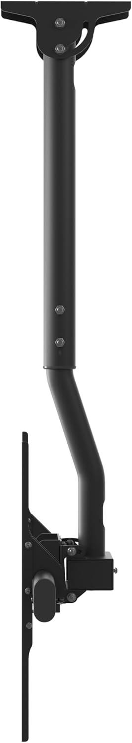 QUALITY FLOORING INC. Premium Ceiling TV Mount, Hanging Swivel TV Mount Bracket For Flat/Curved Displays Fits Most 37-90 Inch LCD LED OLED Tvs, TV Pole Mount For Flat/Sloped Ceiling, Max VESA 600X400mm