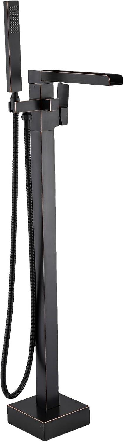 Bathroom Freestanding Tub Filler with Diverter