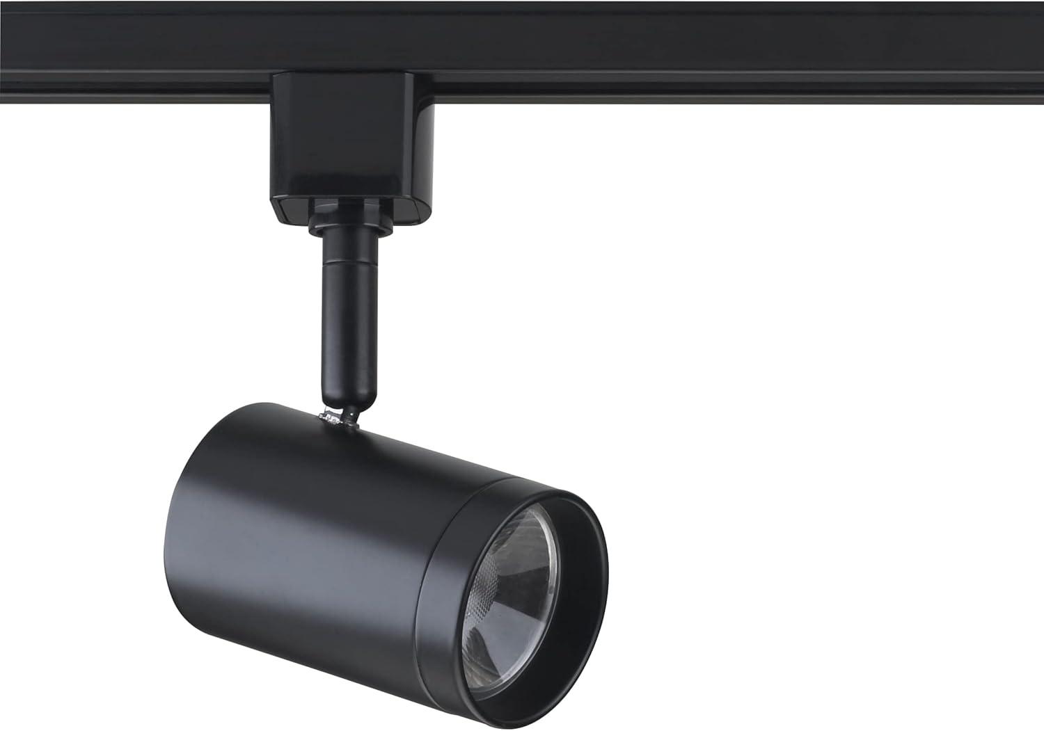 Nuvo 12W Black LED Small Cylinder Track Lighting Head