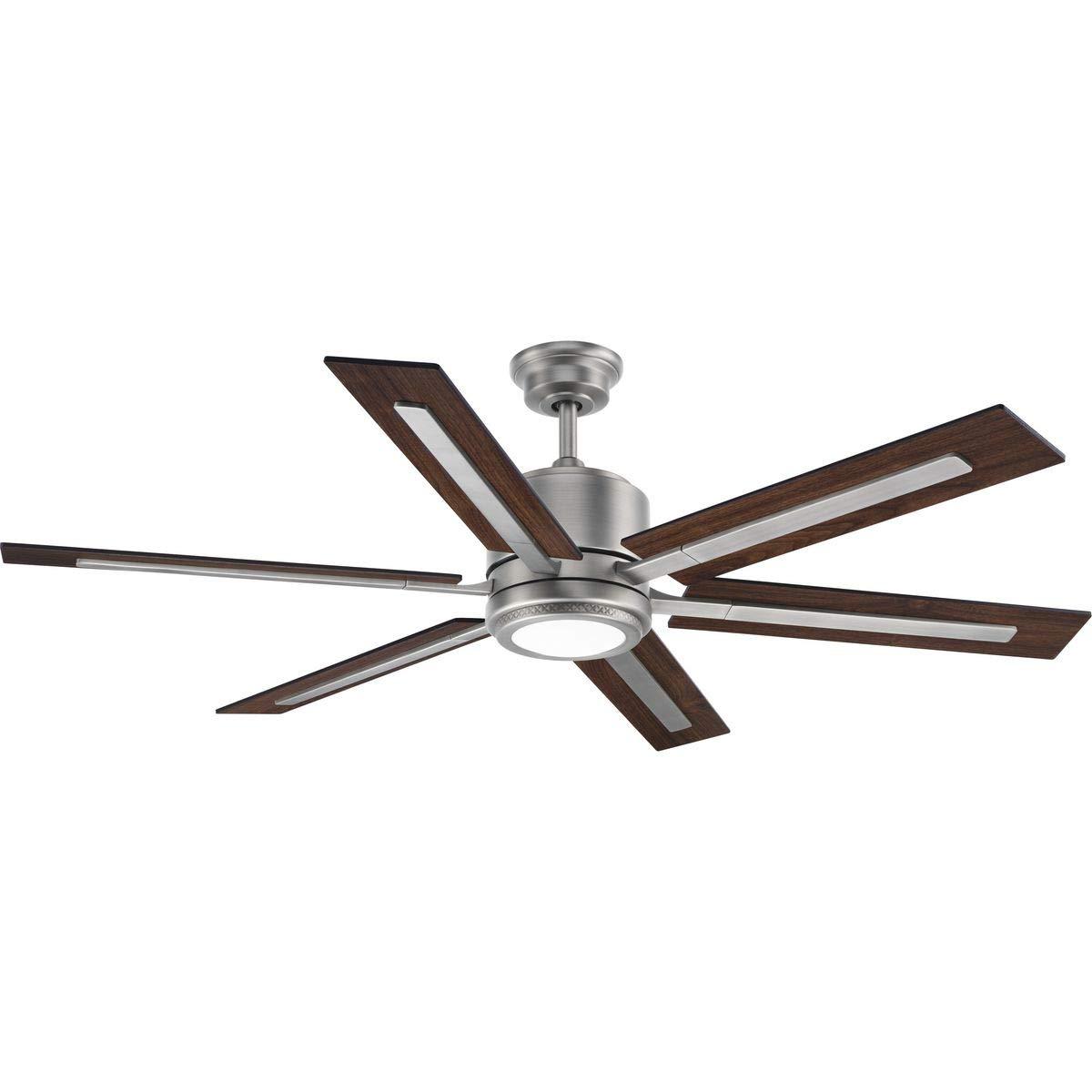 P2586-8130K-Progress Lighting-Glandon - Wide - Ceiling Fan - 1 Light - Handheld Remote in Transitional style - 60 Inches wide by 17.13 Inches