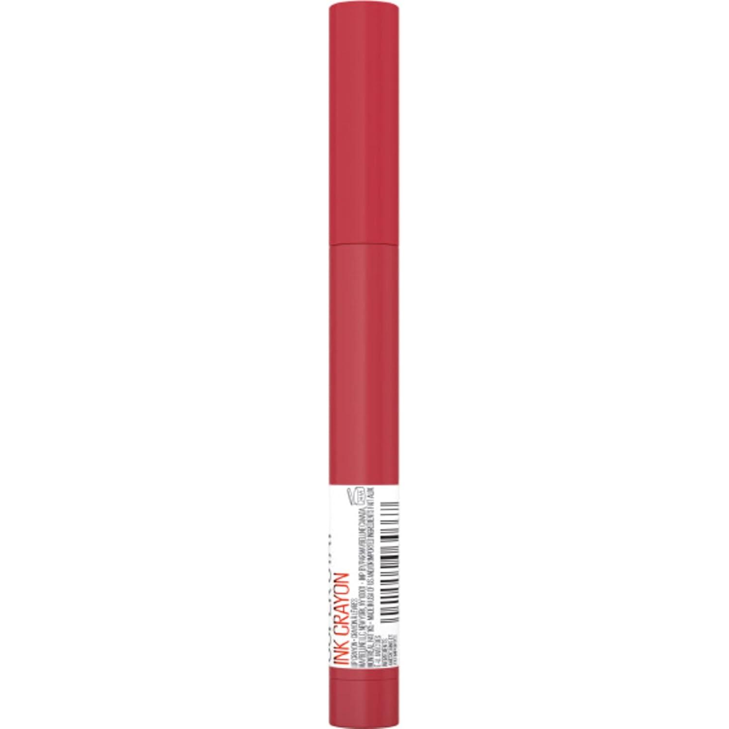 Maybelline SuperStay Ink Crayon Matte Lipstick, Work For It