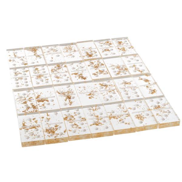 Trademark Games Acrylic 28 Piece Domino Set (Set of 28)