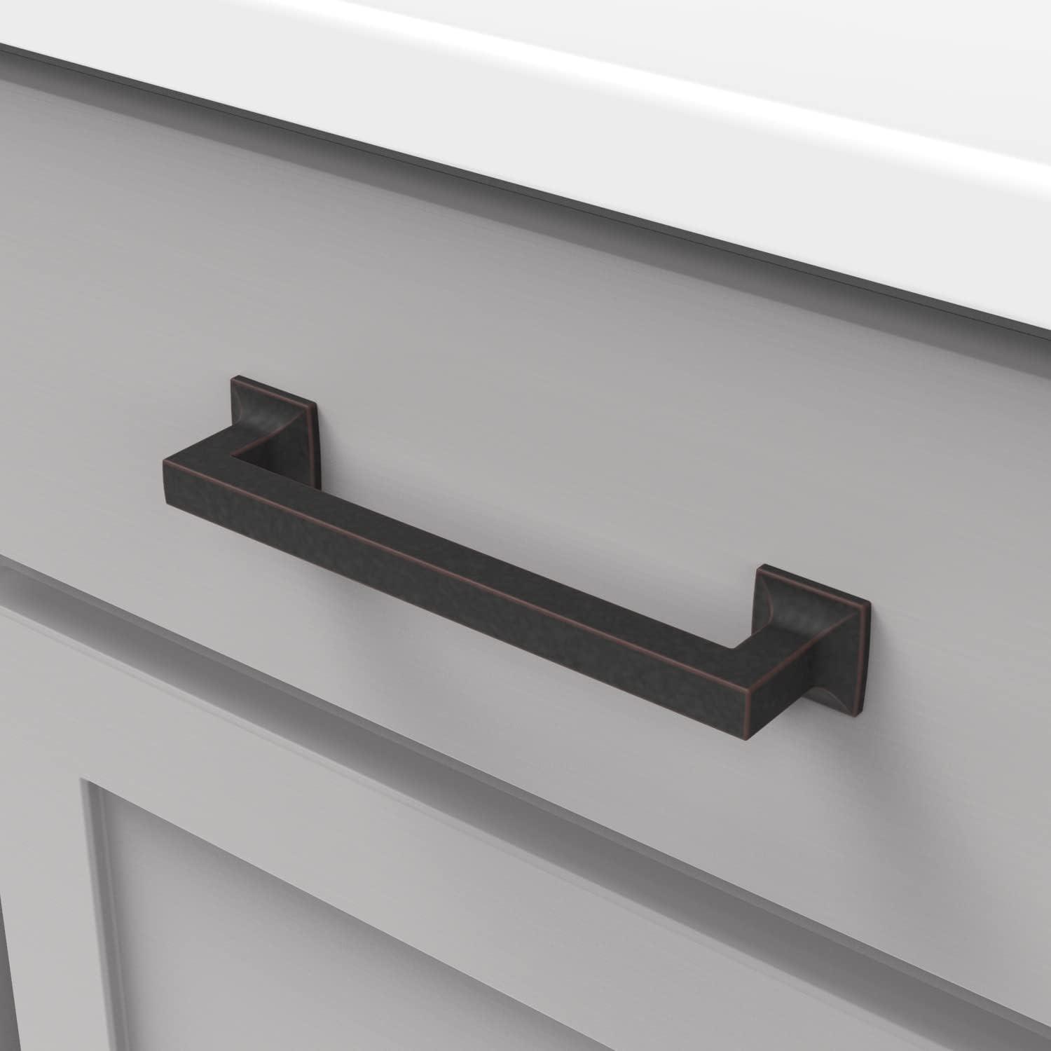 Studio Kitchen Cabinet Handles, Solid Core Drawer Pulls for Cabinet Doors, 6-5/16" (160mm)