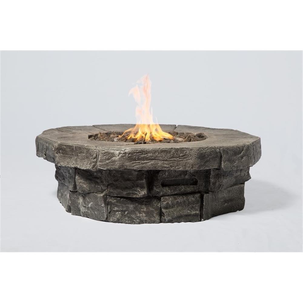 Loon Peak® Euron 12" H x 37" W Outdoor Fire Pit Table