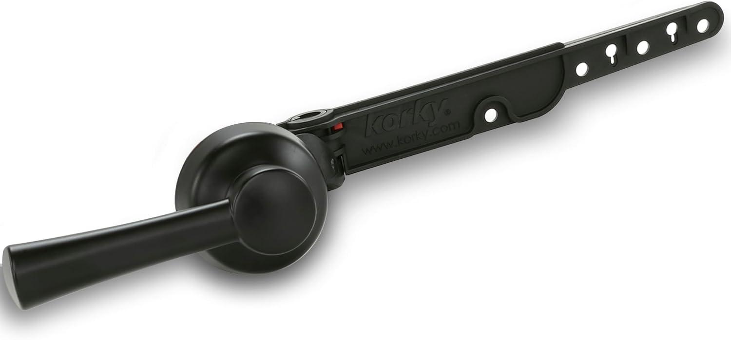 Korky 4001235 Strongram Flush Lever Black Matte Metal for Universal