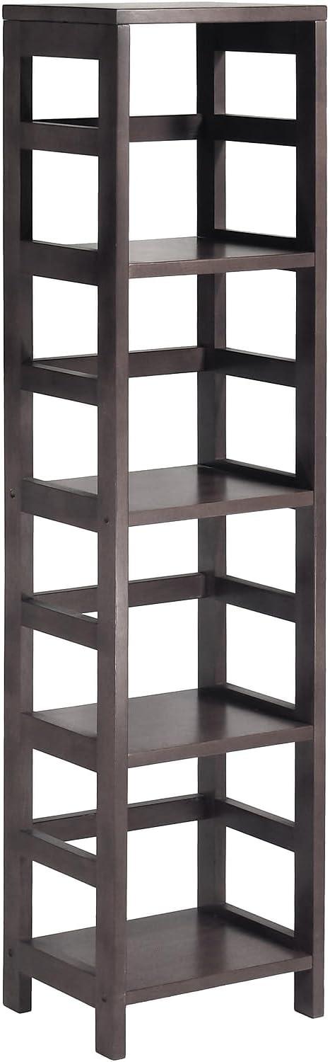 55" 4 Section Narrow Bookshelf Espresso - Winsome