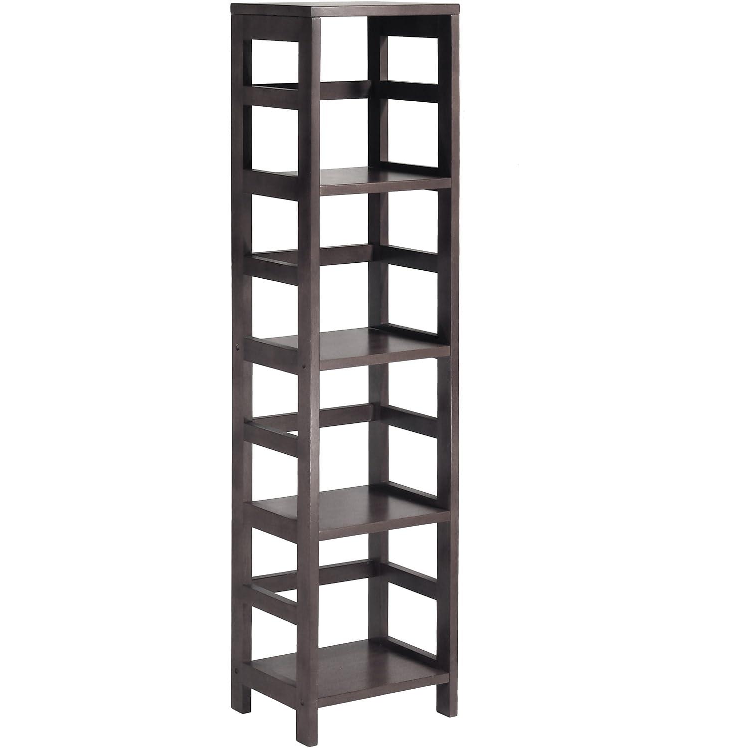 55" 4 Section Narrow Bookshelf Espresso - Winsome