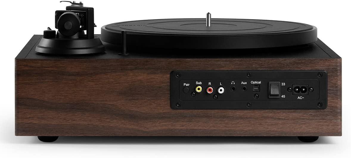 Victrola Premiere V1 Turntable Stereo Soundbar System (Espresso)