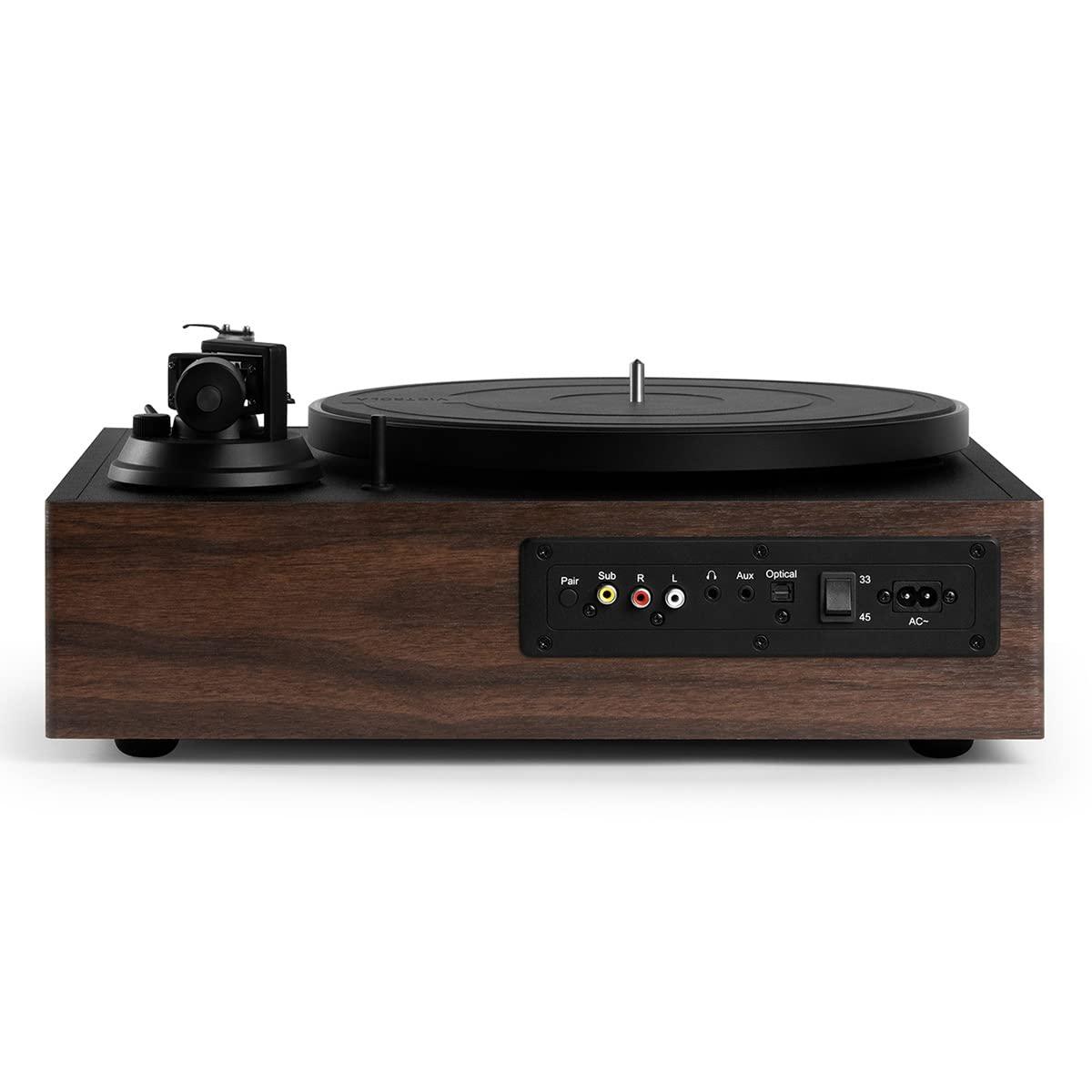 Victrola Premiere V1 Turntable Stereo Soundbar System (Espresso)