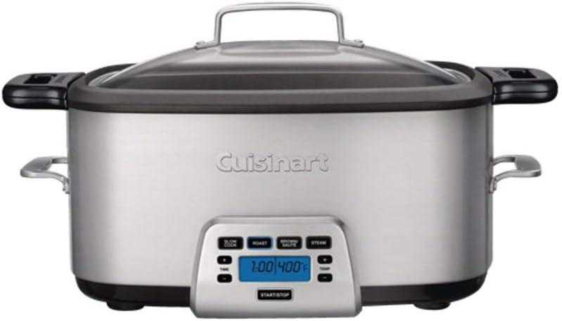 Blue 6.3 Qt Cast Aluminum Multi-Cooker with Digital Display and Timer