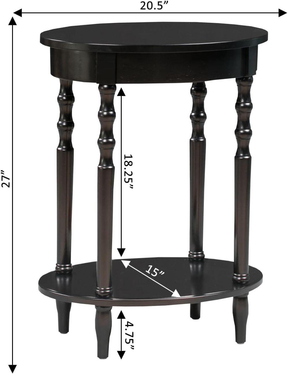 Convenience Concepts Classic Accents Brandi Oval End Table