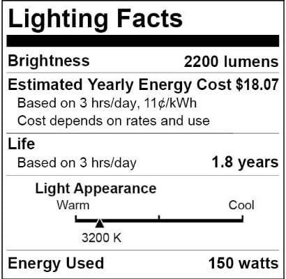 Sunlite JDE Halogen T4 Single Ended Mini Tube Bulb, 150 Watts, 120 Volts, Clear, Medium E26 Base, 2200 Lumens, 3200K Bright White, 100 CRI, 1 Pack