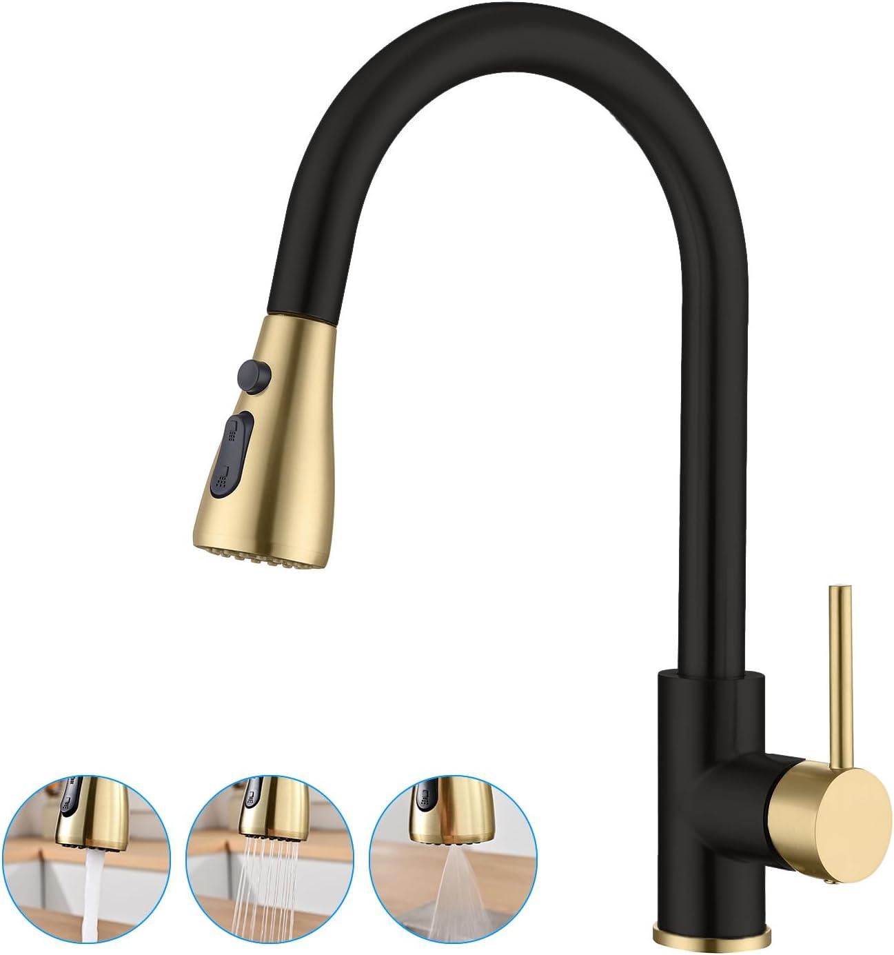 VIBRANTBATH Pull Out Kitchen Faucet