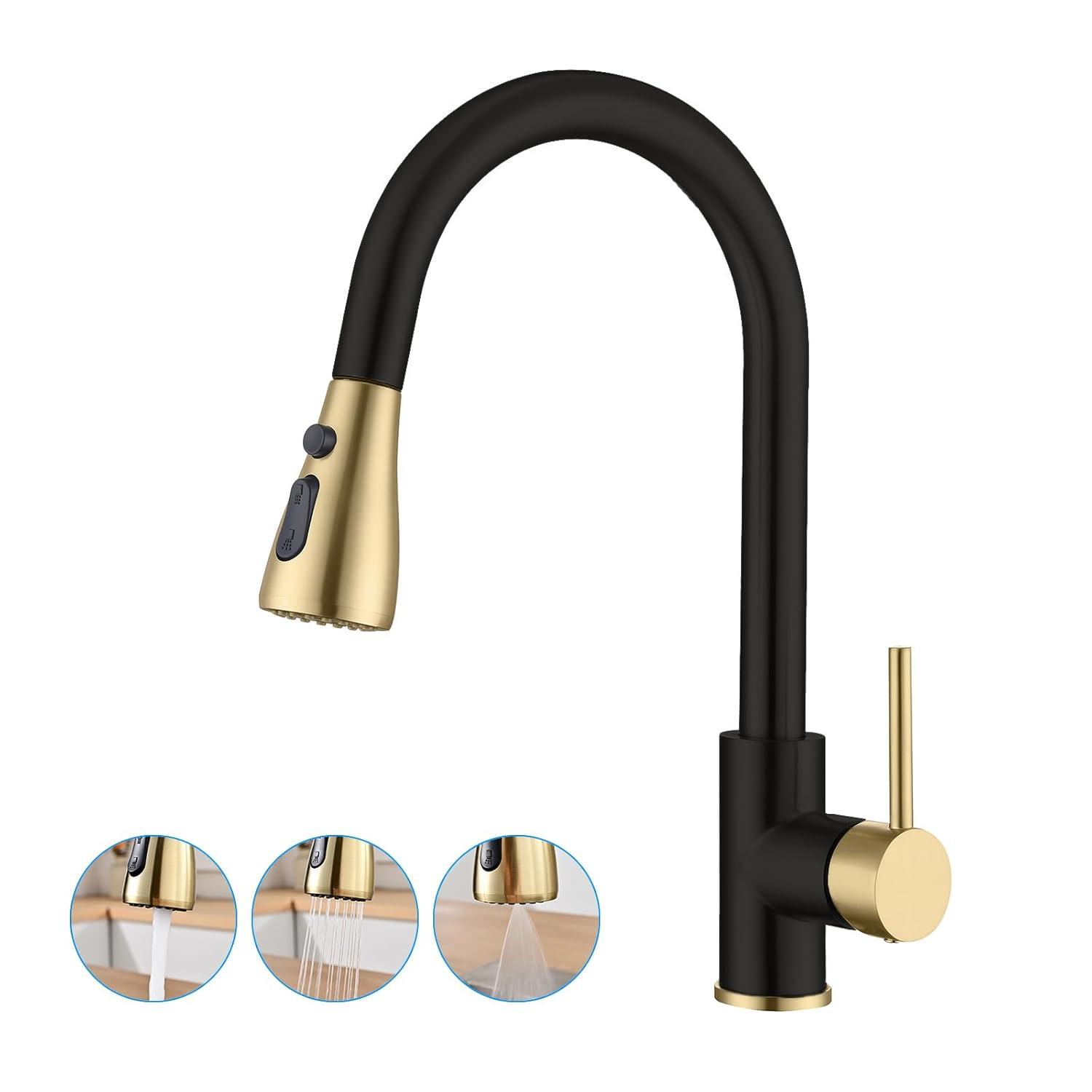 VIBRANTBATH Pull Out Kitchen Faucet
