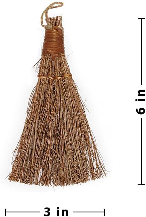 Rustic Natural Fiber Cinnamon Scented Decorative Broom Set