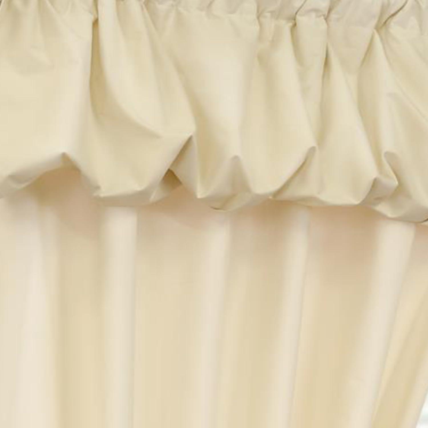 Thermalogic Prescott Room Darkening Rod Pocket Five in One Curtain Set 80 x 63 in Ivory