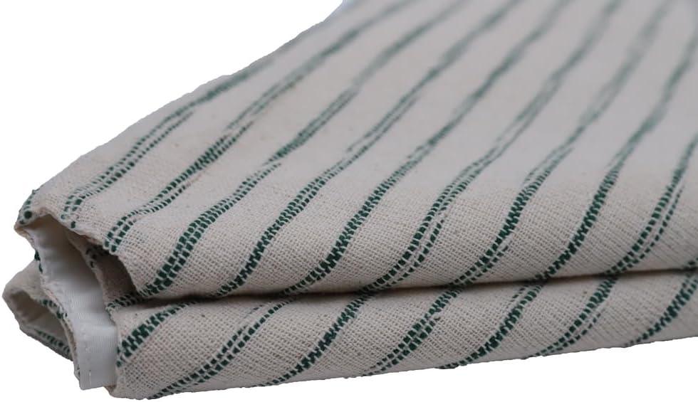 Vickerman 48" Green Stripe Cotton Tree Skirt