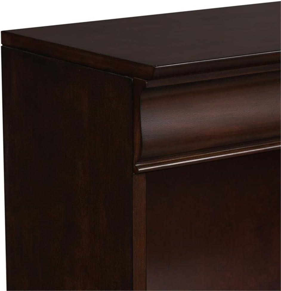 Brayton Manor Dark Brown Jr Executive 48 Inch Bookcase (RTA)