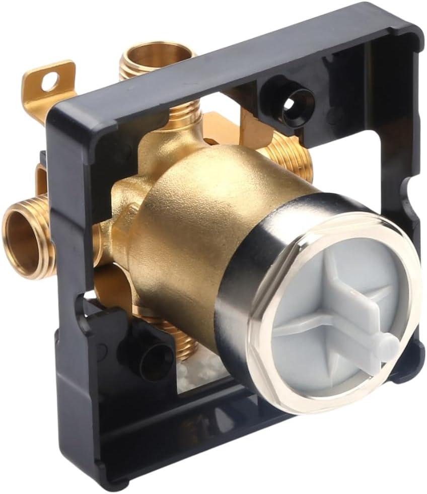 R10000 UNBXHF Shower Valve Body, for Shower Faucet Decoration Kit, Bathroom Concealed Valve Diverter