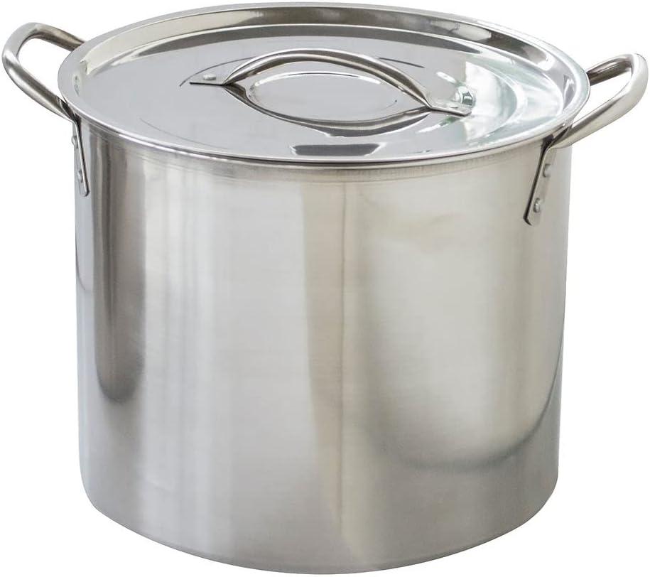 Stainless Steel 6-Piece Stock Pot Set with Lids