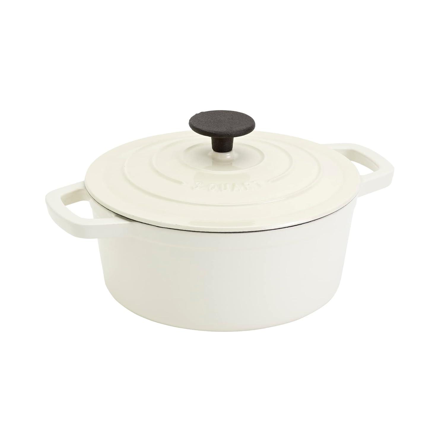 Smith & Clark - Round Enamel Cast Iron Dutch Oven