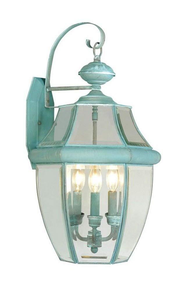 Livex Lighting Monterey 3 - Light Wall Light in  Verdigris