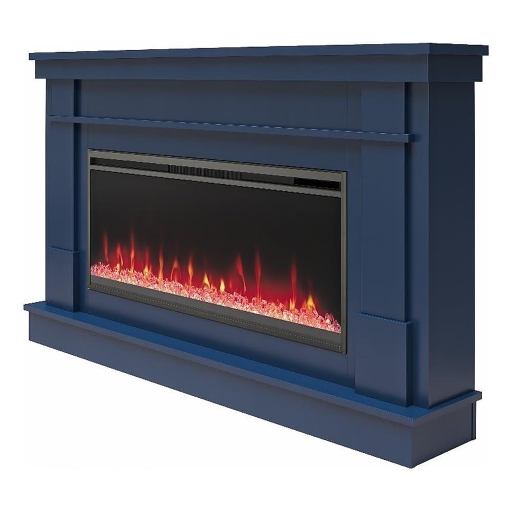 Waverly Wide Mantel with Linear Electric Fireplace