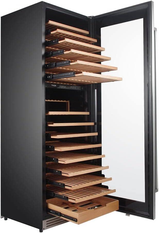 Thor Kitchen Twc2403di 24" Wide Tall Dual Zone Wine Cooler - Stainless Steel