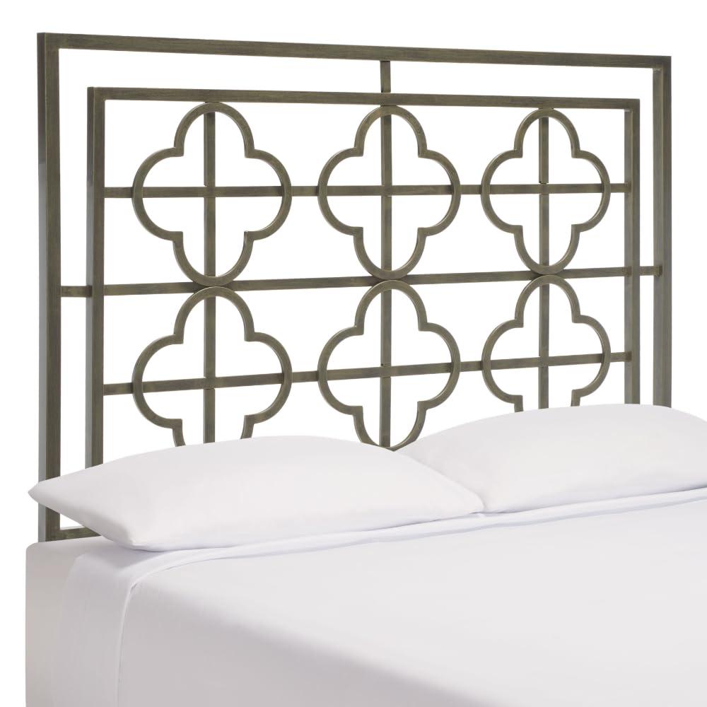 SAFAVIEH Home Collection Lucina French Silver Headboard, Full