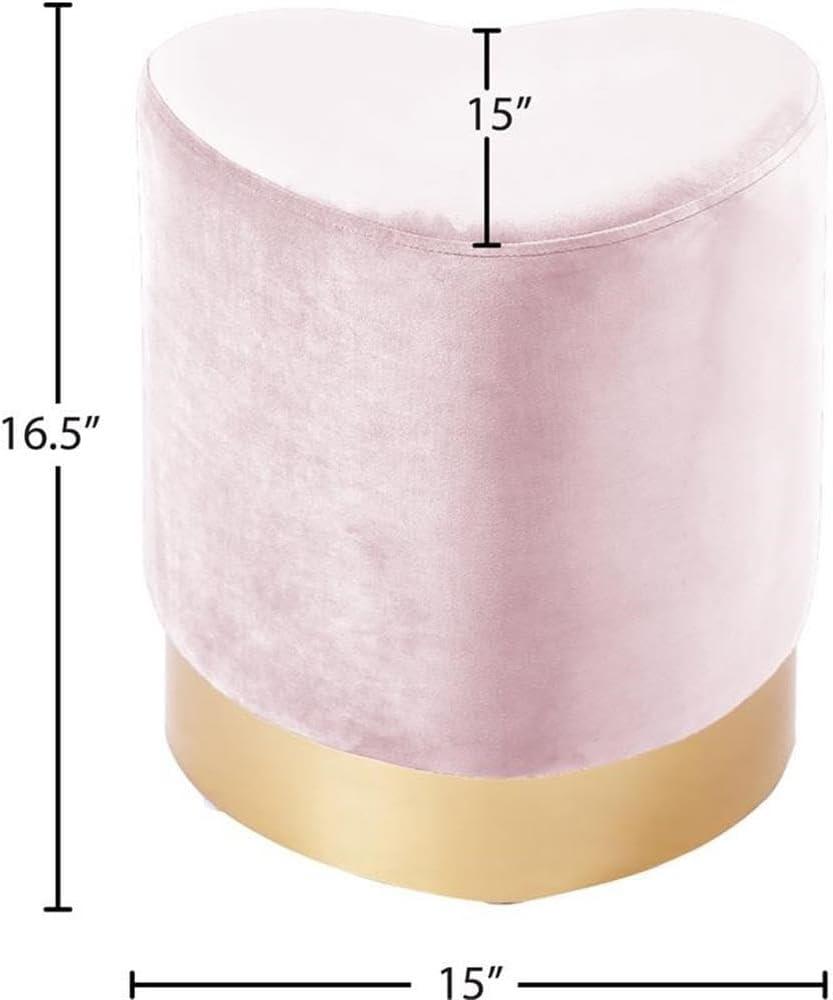 Everly Quinn Nayli Velvet Ottoman