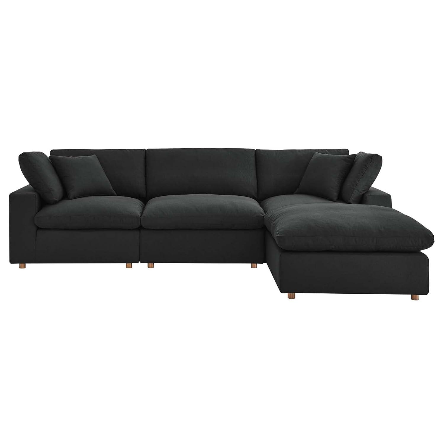 Modway Copper Grove Hrazdan Down-filled 4-piece Sectional Sofa Set