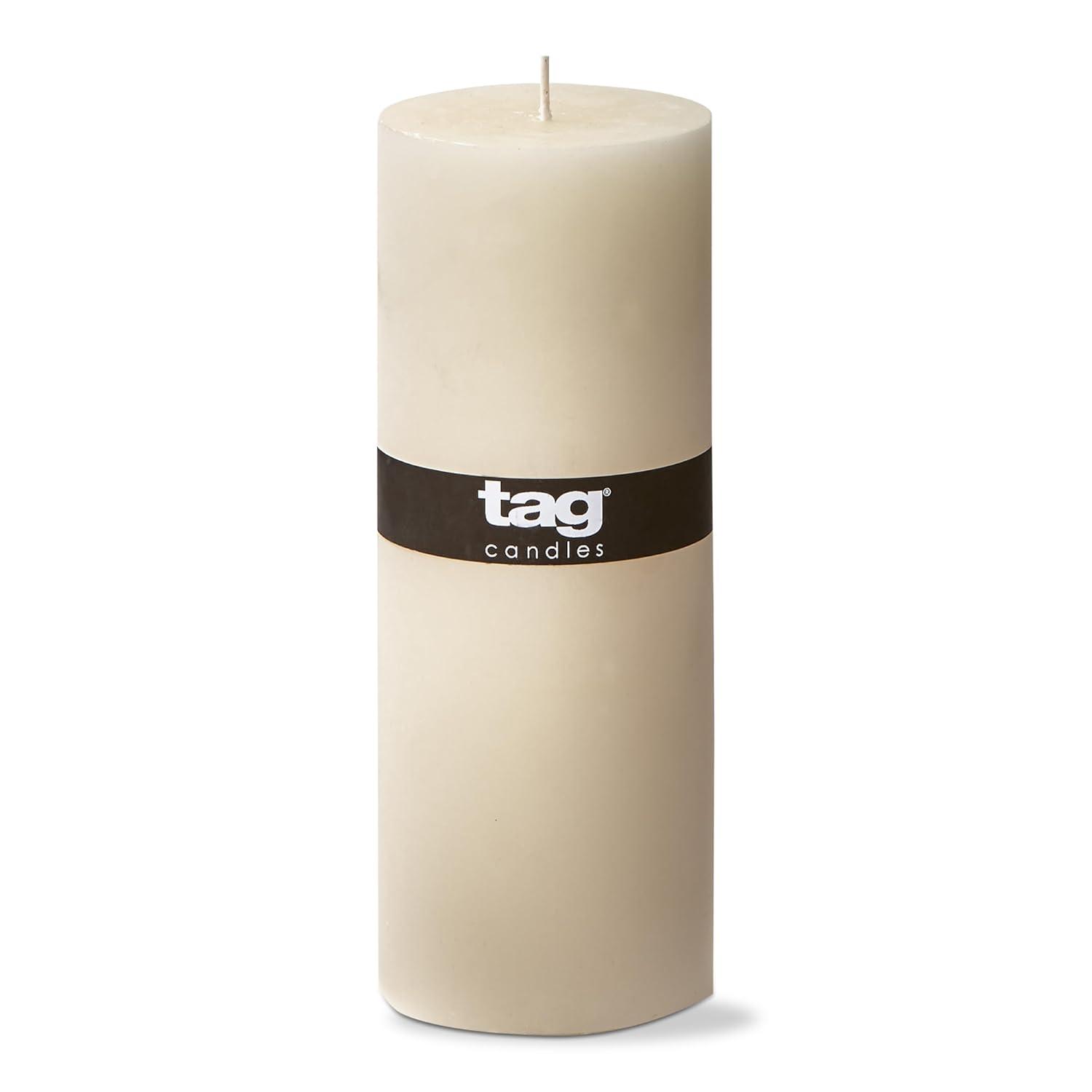 TAG Unscented Pillar Candle
