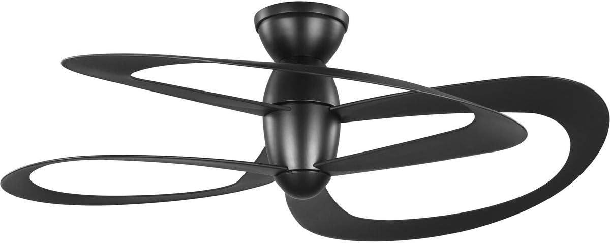 Willacy Black 48-Inch Smart Ceiling Fan with Remote